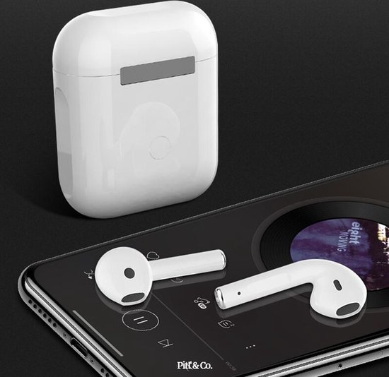 Inpods I12 Draadloze Bluetooth oordopjes-WIT-Geschikt voor Android en IOS - Merkloos