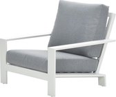 Garden Impressions Loungestoel Lincoln Mat Wit-Light Grey