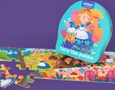 MiDeer - Klassieke sprookjes: Alice in Wonderland - Puzzel met 36 grote stukjes  - Puzzel in mooie geschenkdoos - Kinderpuzzel - Educatief speelgoed voor kinderen - Puzzel voor Peuter vanaf 3
