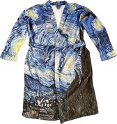 Badjas met Sterrennacht opdruk – Unisex – Bathrobe - Maat XXL