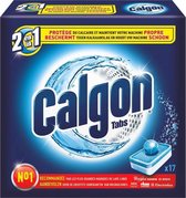 Calgon - 3 in 1 Tabs - Ontkalkingstabletten voor Wasmachines - 2 x 17 tabletten (34 tabletten)