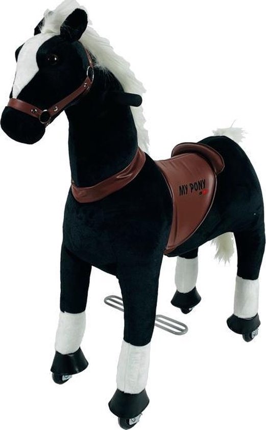 MY PONY ®, rijdend speelgoed paard, zwart 3 - 6 jaar | bol.com