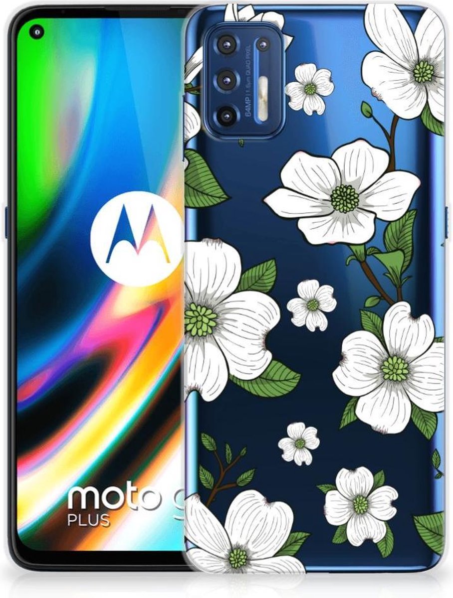 Motorola Moto G9 Plus TPU Case Dogwood Flowers