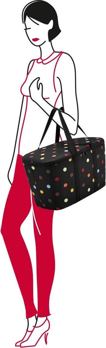 Reisenthel Coolerbag Koeltas - Polyester met aluminium voering - 20L - Dots Zwart van Reisenthel — afbeelding 4