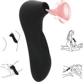 Rosebay Luchtdruk Vibrator  - Clitoris Stimulator - Clitoris Zuiger - Vibrator voor Vrouwen Clitoris - Tepelzuigers -  - Met Gratis Bullet Vibrator - Zwart