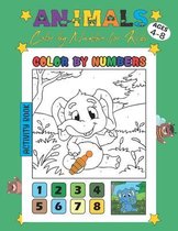 Animals Color by Number for Kids