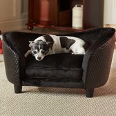 Bol.com ENCHANTED PET | Enchanted Hondenmand Sofa Ultra Pluche Snuggle Wicker Zwart aanbieding