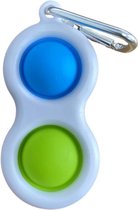 Simple Dimple - Fidget toy - Tiktok trend - Tiktok hit - Pop it - Groen en Blauw