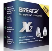Breatr® X2 | Neusspreider | Meer zuurstof tijdens sporten | Anti-snurk | Tegen benauwdheid bij het dragen van een mondkapje of mondmasker | Meer lucht bij verkoudheid | Tegen droge mond na het slapen