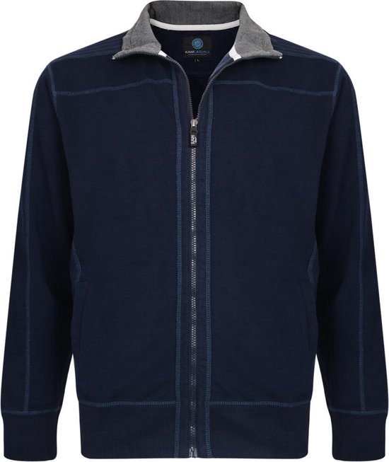 Kam Jeans Sweat vest zipper(Lente/Zomer) 65% katoen 35% polyester - Heren  -... | bol.com