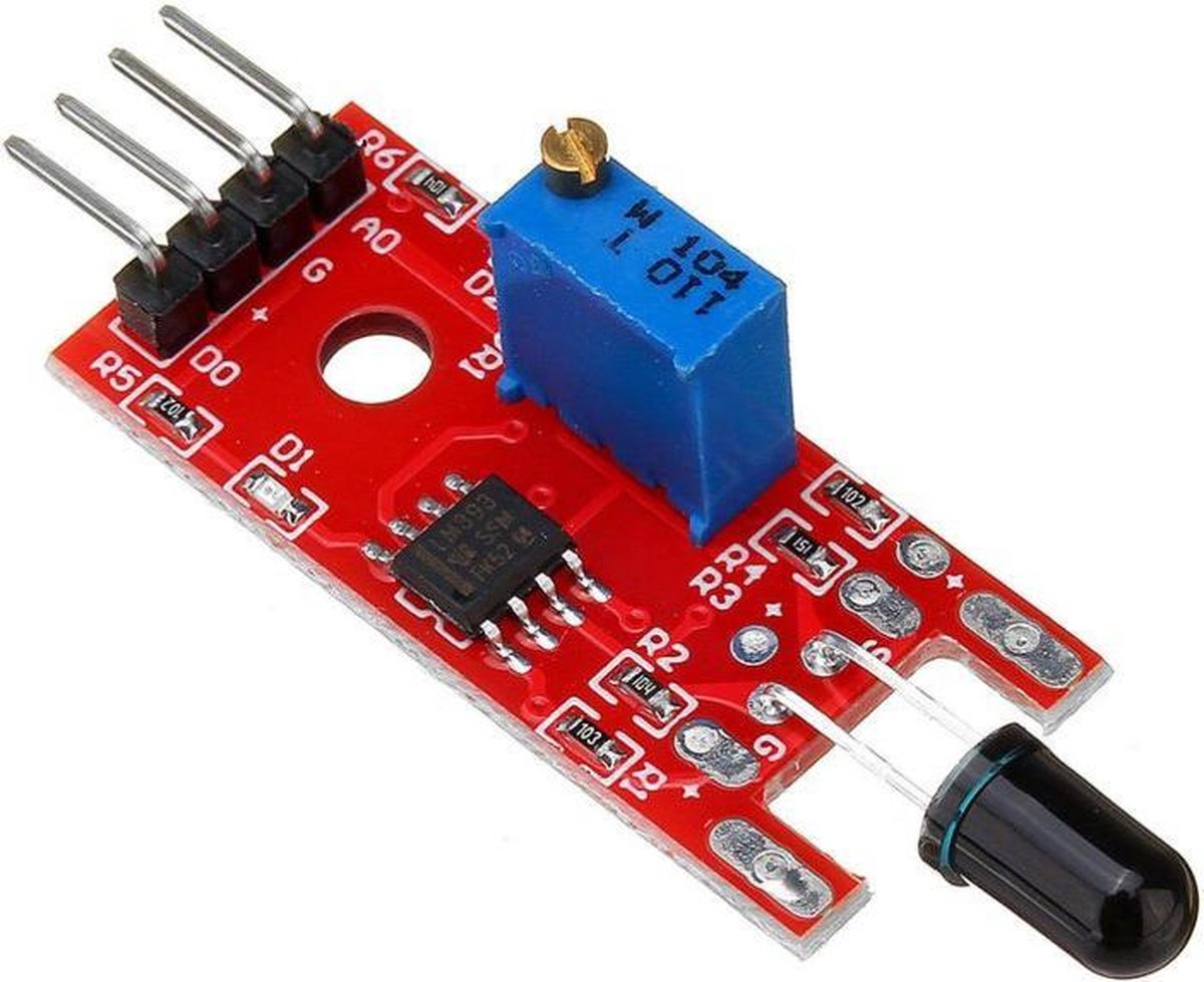 Image of OTRONICÂ® Vlamsensor module infrarood voor Arduino | ESP32 | ESP8266
