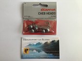 Korum snapper | Cheb heads | jigkop | 5 stuks | 5 gram | haakmaat 1