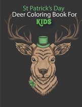 St Patrick's Day Deer Coloring Book For Kids