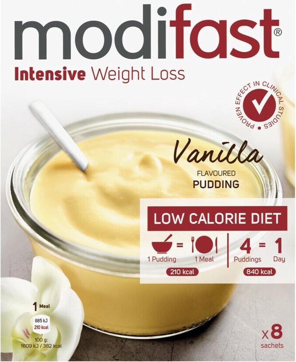 Modifast Intensive Pudding vanille LCD 8X55G