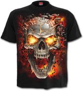 Spiral Kinder Tshirt -L- SKULL BLAST Zwart