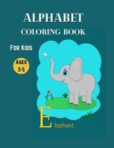 Alphabet Coloring Book for Kids Ages 3-5