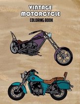 Vintage Motorcycle Coloring Book