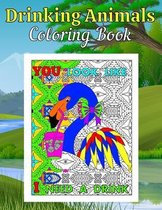 Drinking Animals Coloring Book