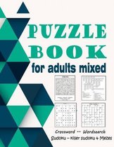 Puzzle book for adults mixed