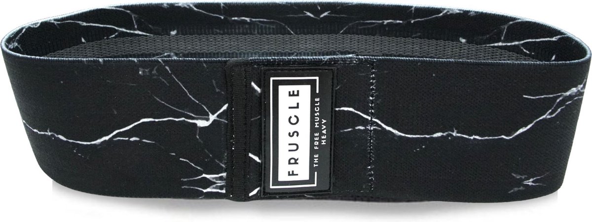 Fruscle Weerstandsband - Fitness elastiek - Bootyband - Heavy - Marmerprint