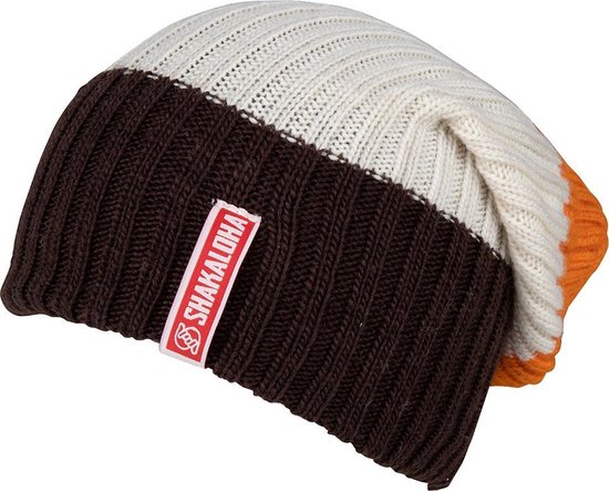 Shakaloha Gebreide Wollen Muts Heren & Dames Beanie Hat van merino wol zonder voering - Buxy Beanie MrnRv DarkNtrl Unisex - One Size Wintermuts