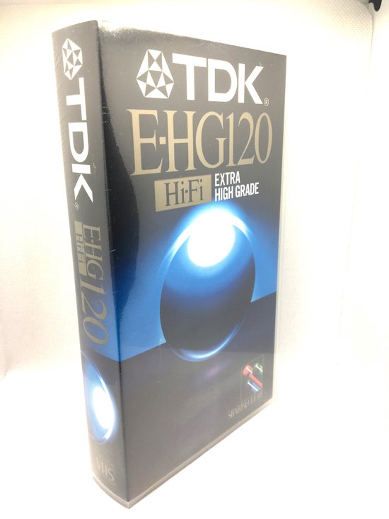 Cassette vidéo VHS de qualité supérieure TDK E- HG 120 / Blanco scellée.