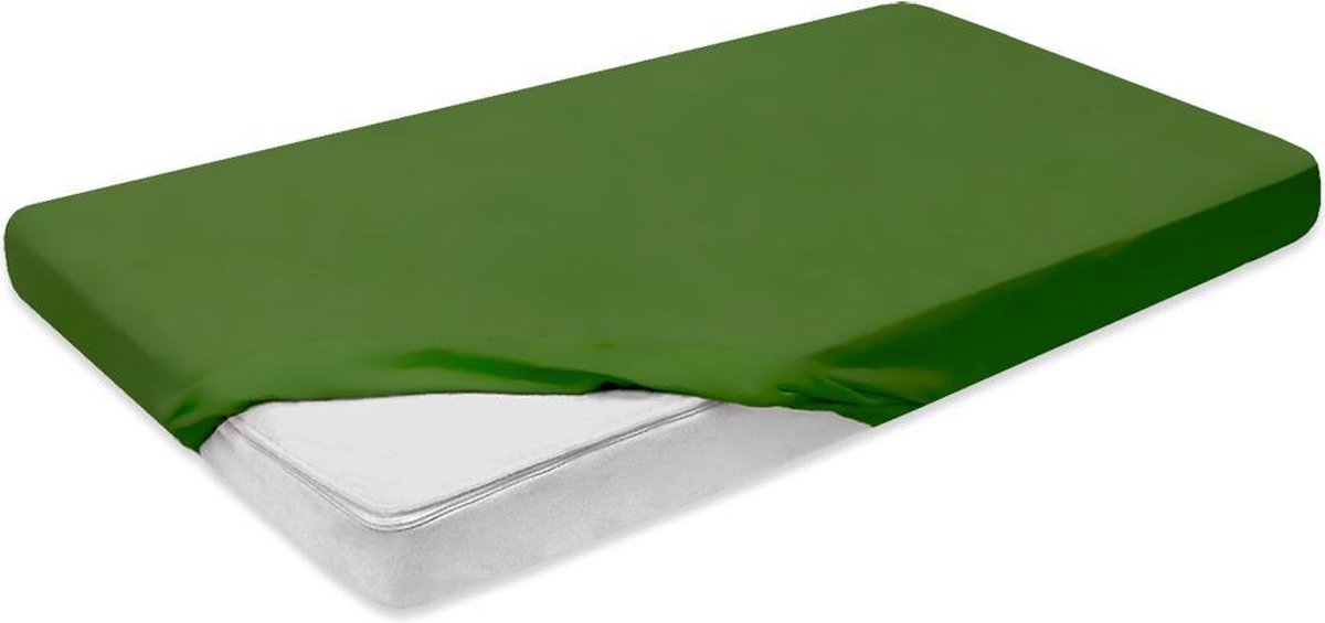 Katoenen Matrashoes met elastische band 90x200