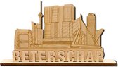 Houten Wenskaart 3D Beterschap Rotterdam