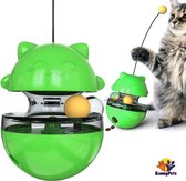 SunnyPets Turntable - Katten speelgoed - Groen - Bal - Ballen - Interactieve Kattenspeelgoed Voor Kittens en katten – Cat Toys - Mentaal en fysiek oefenen - Puzzel - Speelgoed