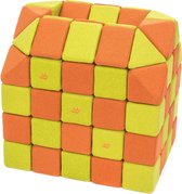 Magnetische blokken JollyHeap® - Magnetic blocks - blokken - educatief speelgoed - groen/oranje