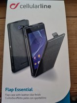 Samsung flipcase essential leder zwart