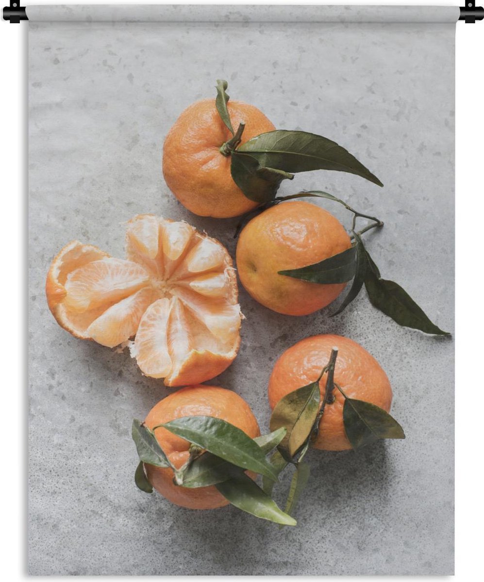 Tapisserie Abstrait Fruit - Mandarines Tapisserie coton 150x200 cm -  Tapisserie avec photo | bol.com