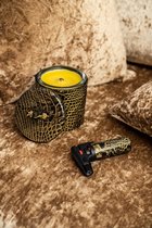 Cartello Home - Gas Aansteker - Croco Goud - Leer