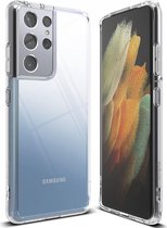 Ringke Fusion Backcover Samsung Galaxy S21 Ultra hoesje - Transparant