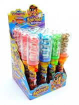 spinner stringpop-draaiende lolly stick-verjaardag-traktatie-uitdeel cadeau-16 stuks