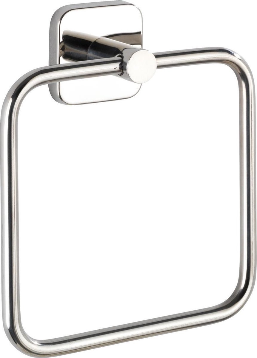 Wenko Handdoekring Mezzano 16 X 18 Cm Rvs Zilver