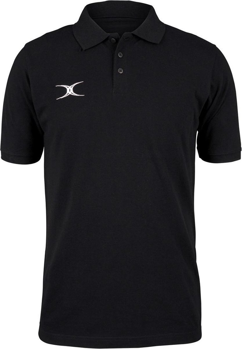Gilbert Quest Polo Snr Zwart - Extra Large