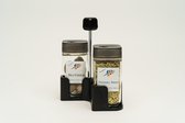 Bio-Store Kruidencarousel met 2 Kruidenpotjes glas - kruidenrek staand - kruidenstrooier