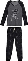 Tinker Bell pyjama M grijs/zwart