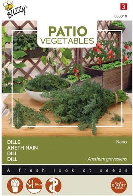 Buzzy® Patio Vegetables, Dille nano