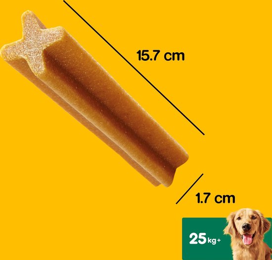 Pedigree Dentastix Kauwstaven - Gebitsverzorgende Hondensnacks - Maxi - 56 stuks - Pedigree