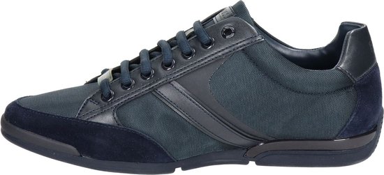 Boss Saturn Lowp Lage sneakers - Heren - Blauw - Maat 41 | bol.com