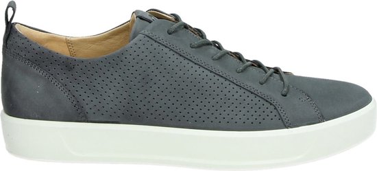 Ecco Soft 8 heren sneaker - Grijs - Maat 42 | bol.com