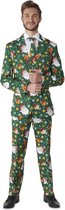 Suitmeister Santa Elves Green - Heren Pak - Elf Kostuum - Groen - Maat L