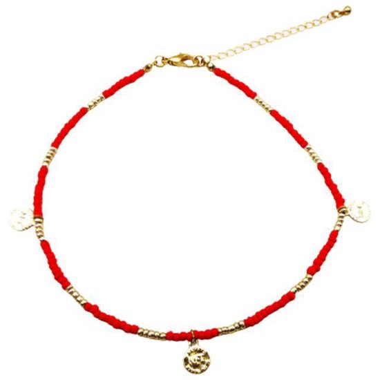 Collier Vintage - Pièces d'or rouges - Mesdames - Chers bijoux