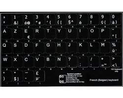Azerty Sticker (Belgisch)