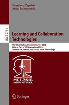 Lecture Notes in Computer Science 9753 - Learning and Collaboration Technologies