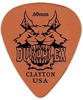 Clayton Duraplex standaard plectrums 0.60 mm 6-pack
