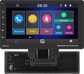 Boscer 1Din Autoradio - Apple Carplay & Android Auto - 9' HD verstelbaar scherm - USB, Aux, Bluetooth - Achteruitrijcamera