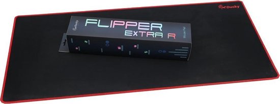 Ducky Flipper Extra R Game-muismat Zwart